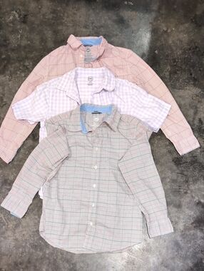 wonder nation Boys Button-Down Shirt Trio